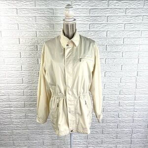 Vintage Polo Sport Ralph Lauren Cream Cinched Waist Jacket Size Medium